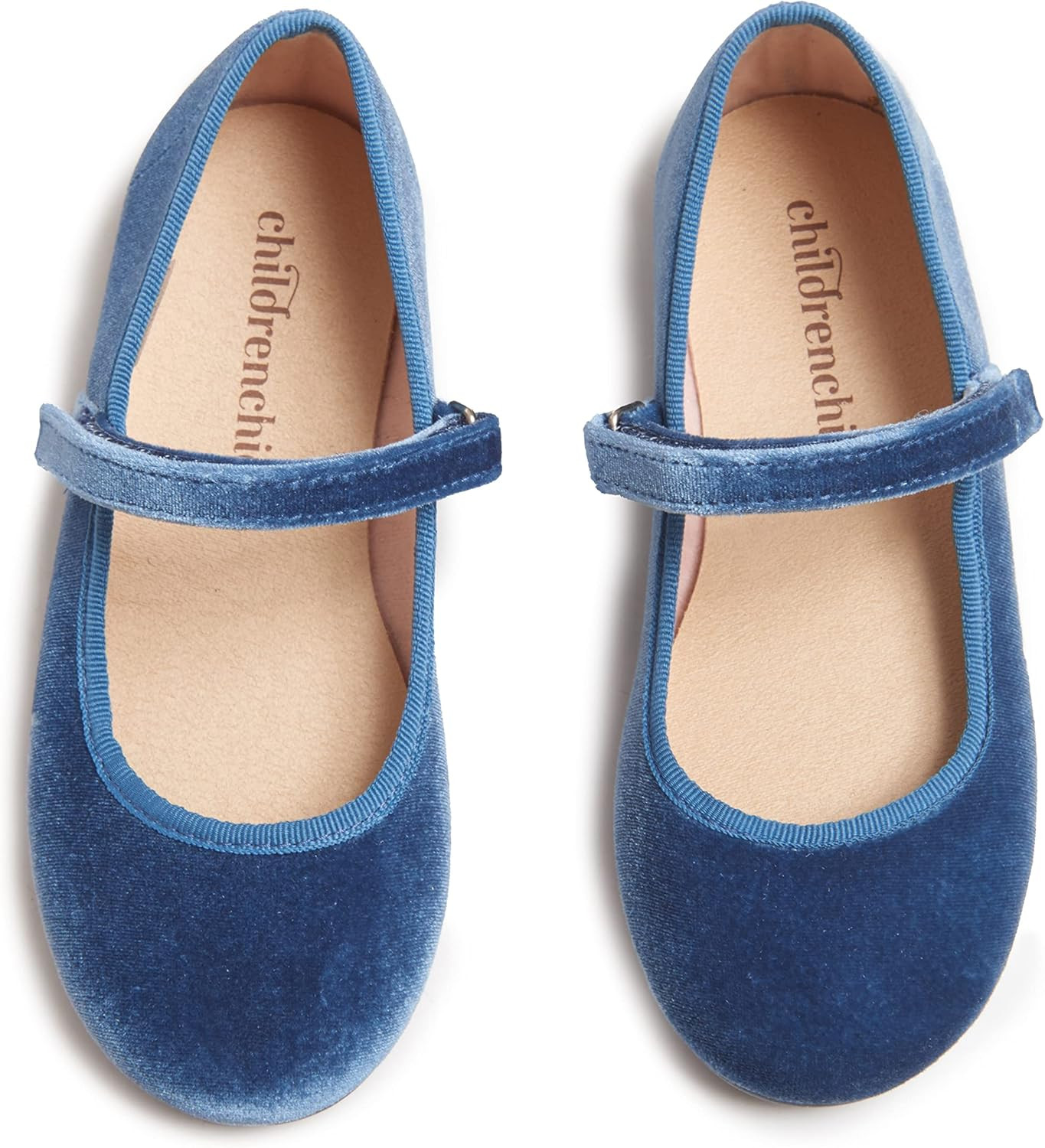 Childrenchic Mary Jane Flats with Hook and Loop Straps – Girls' Shoes for School, Weddings and ... | Amazon (US)