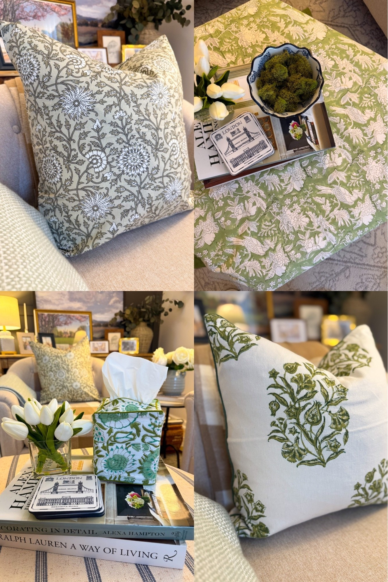 Beautiful fabrics… tissue box cover, pillows, tablecloths 🤗🥰

#LTKHome #LTKSeasonal #LTKselfcare