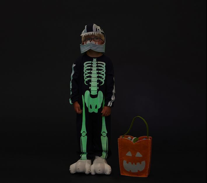 Glow-in-the-Dark Dino Skeleton Costume | Pottery Barn Kids