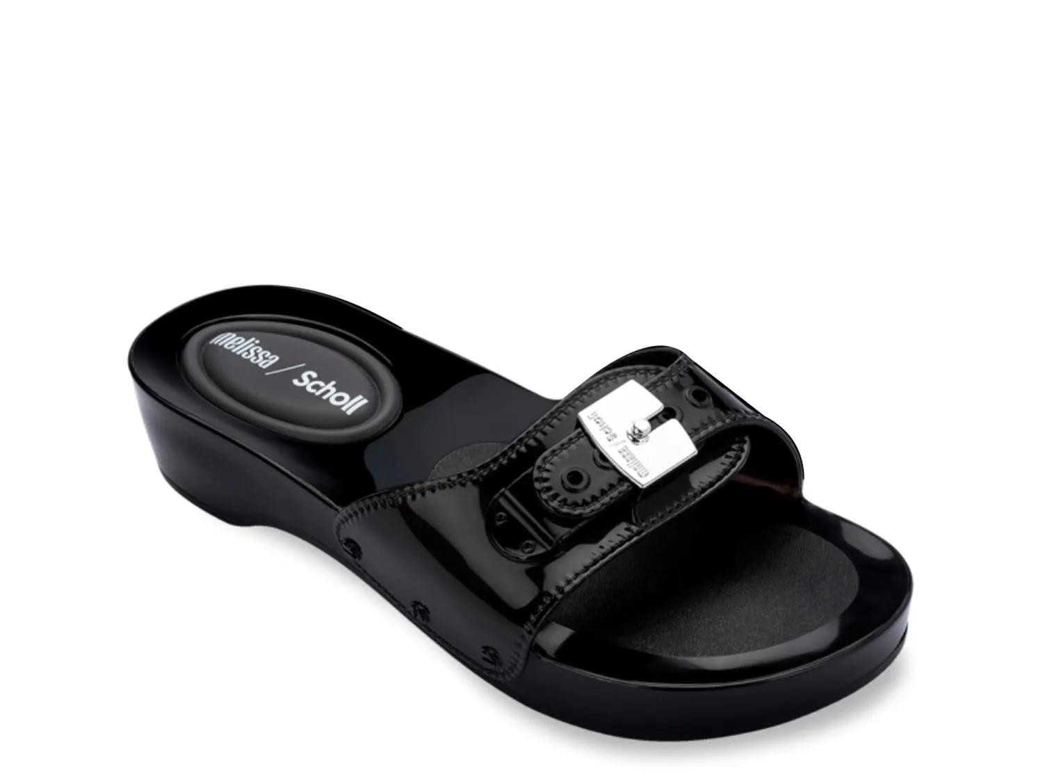 Melissa x Scholl Pescura Jelly Sandal | Women's | Black | Size 6 | Sandals | Jelly | DSW
