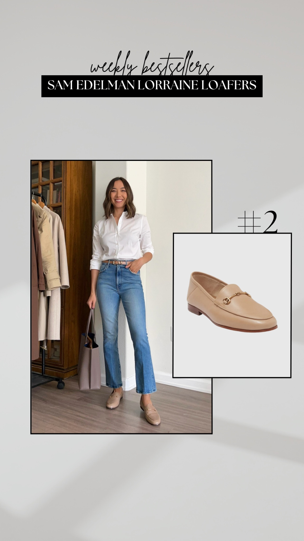 #2 bestseller - Sam Edelman Lorraine loafers 

• comfortable work shoe + smart casual shoe 
• tts 
• I’m wearing the old style, but the lorraine loafers are the newest/ almost identical style 

#LTKShoeCrush #LTKSeasonal #LTKWorkwear