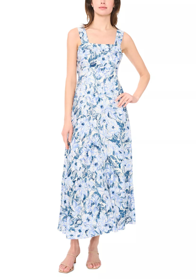 Women's Floral Challis Maxi Sundress | Belk
