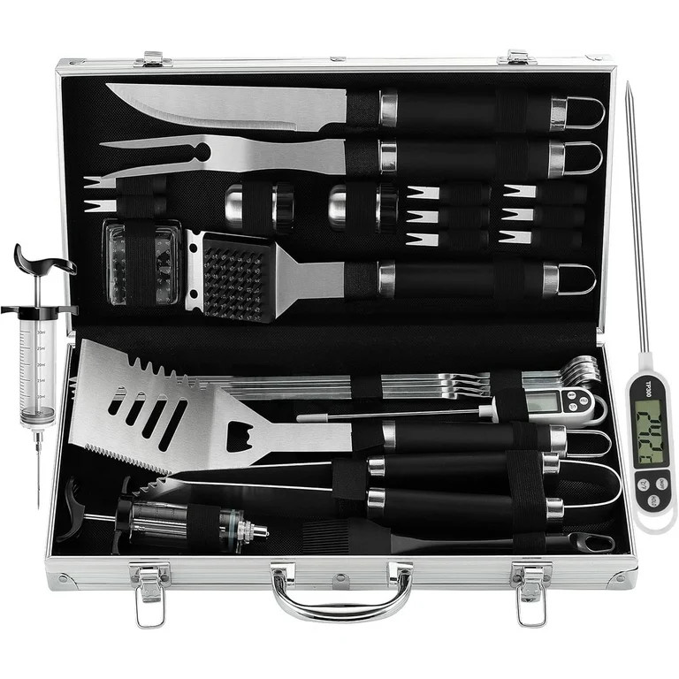 Grilljoy 24PCS BBQ Grill Accessories Set with Spatula Set- Perfect Grill Gifts for Men | Walmart (US)