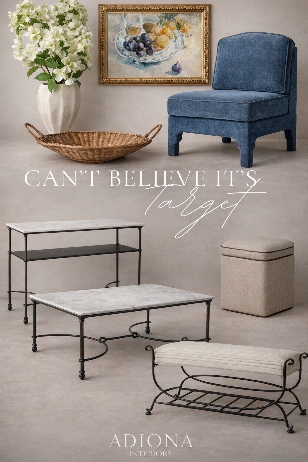 Can’t believe it’s target! 

Target home, target home decor, target furniture, accent chair, console table, coffee table, bench, ottoman, woven tray, rattan tray, faux floral stems, spring home decor, spring finds 

#LTKSeasonal #LTKHome