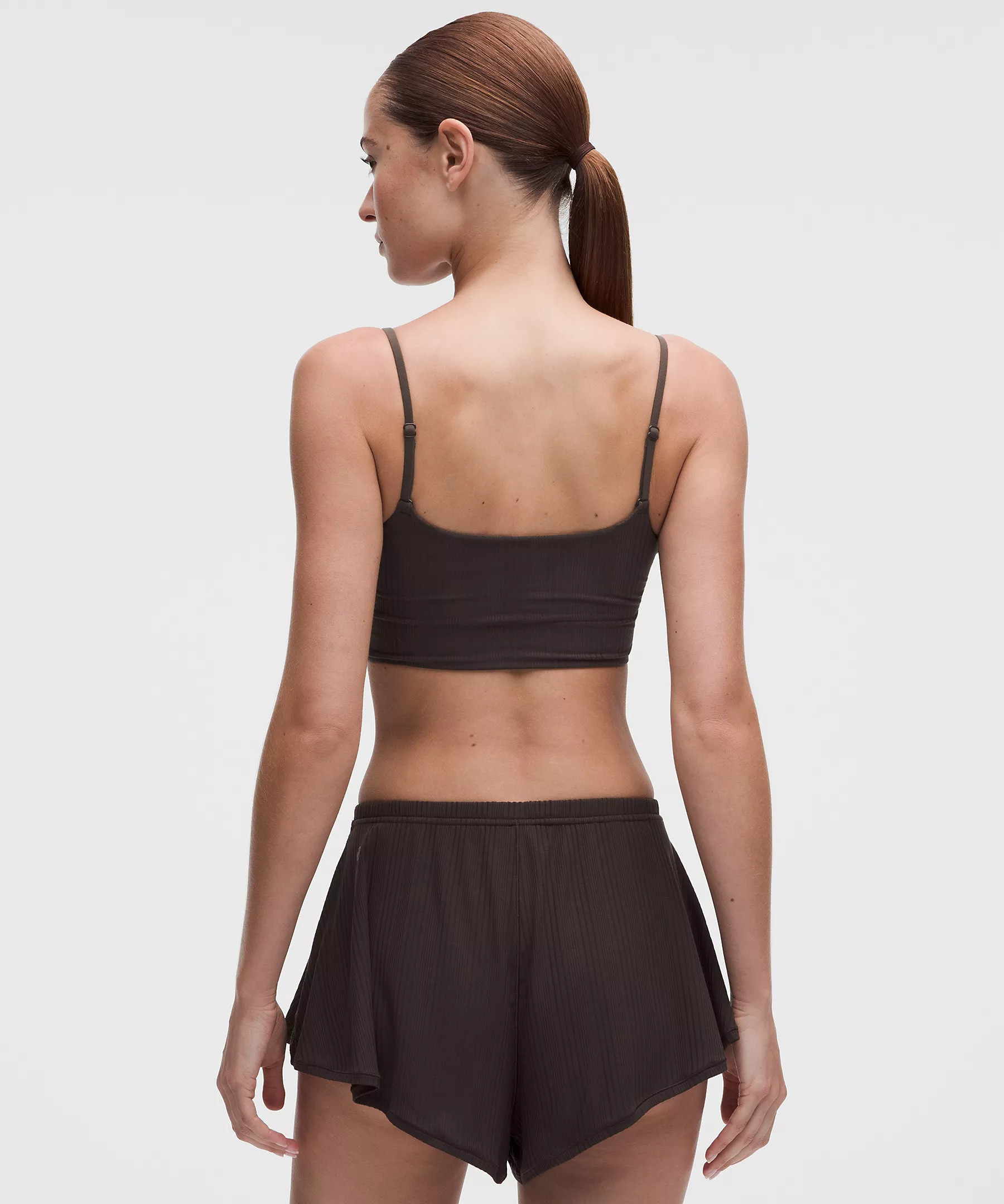 UnderEase Cami Strap Ribbed Longline Bralette A\u2013C Cups | Women's Bras | lululemon | Lululemon (US)