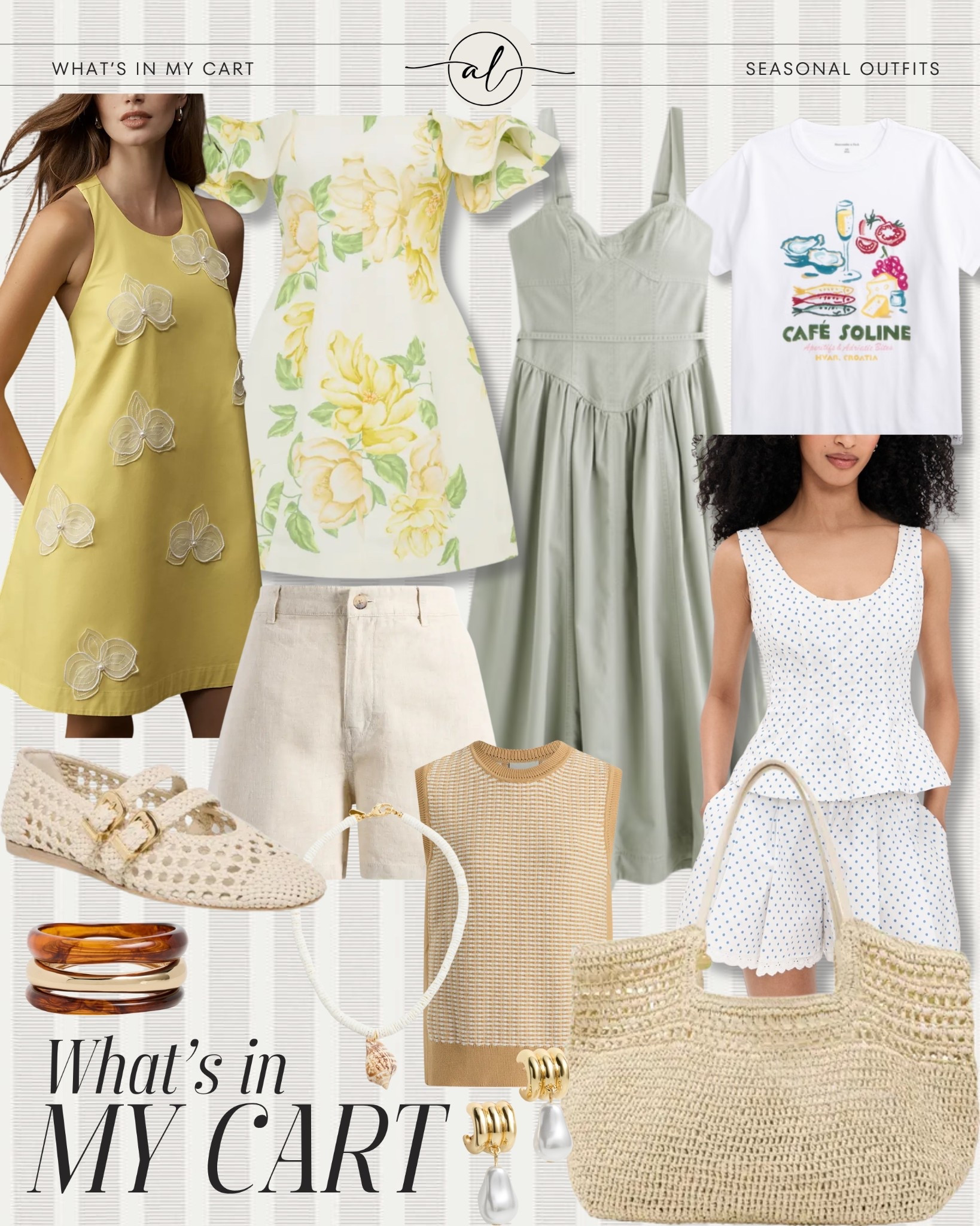What’s in my cart - spring and summer fashion items. 💛✨

#LTKU #LTKootd #LTKSeasonal