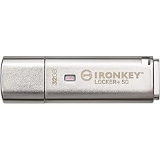 Kingston Ironkey Locker+ 50 32GB Encrypted USB Flash Drive | USB 3.2 Gen 1 | XTS-AES Protection |... | Amazon (US)