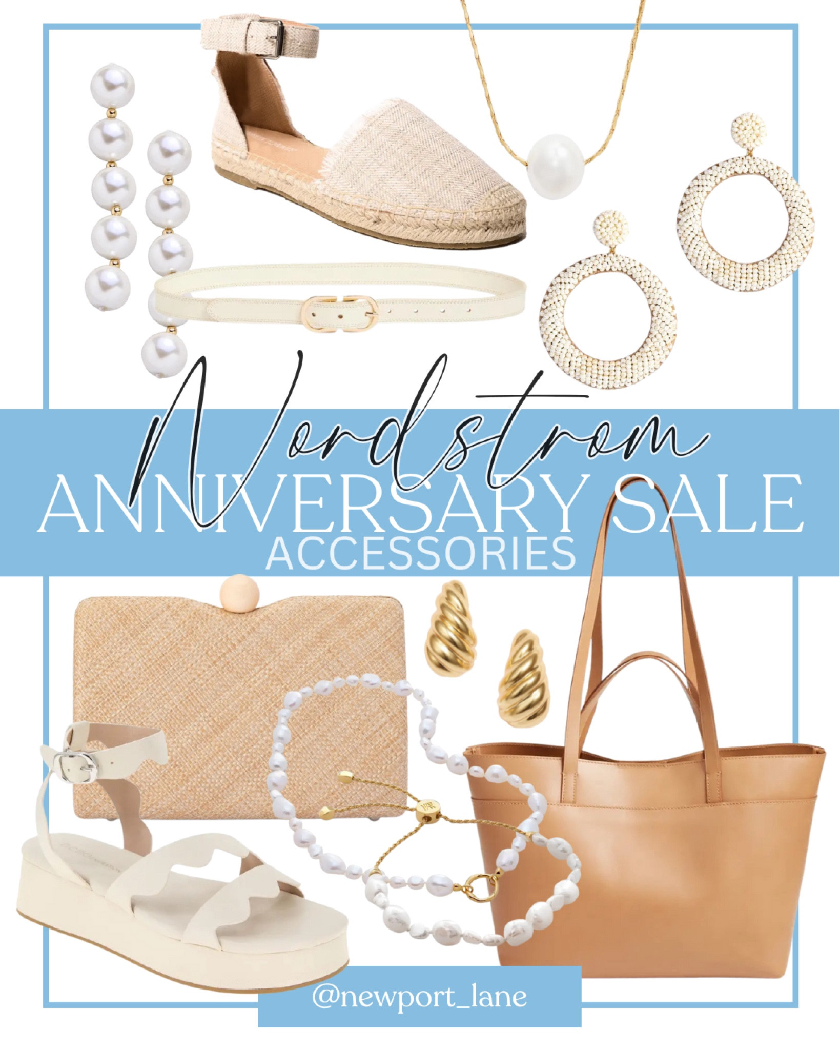 Nordstrom Anniversary Sale roundup of some of my favorite accessories! Sale includes select purses, shoes, necklaces, earrings, belts, and more!! 

Nordstrom anniversary sale, Nordstrom sale, Nordstrom, Nordstrom shoes, summer shoes, beach style, coastal style, coastal fashion, summer style, resort wear, beach wear, sale alert 

#LTKxNSale #LTKSummerSales #LTKSeasonal
