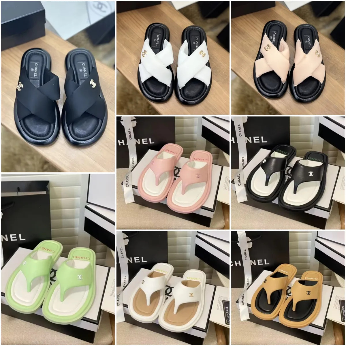 Chan-el Dupe Sandles for Women Fashion Designer Slippers Shoes Summer Outdoor Beach Sandle | DHGate