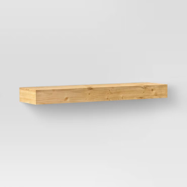24" Floating Wood Shelf - Threshold™ | Target