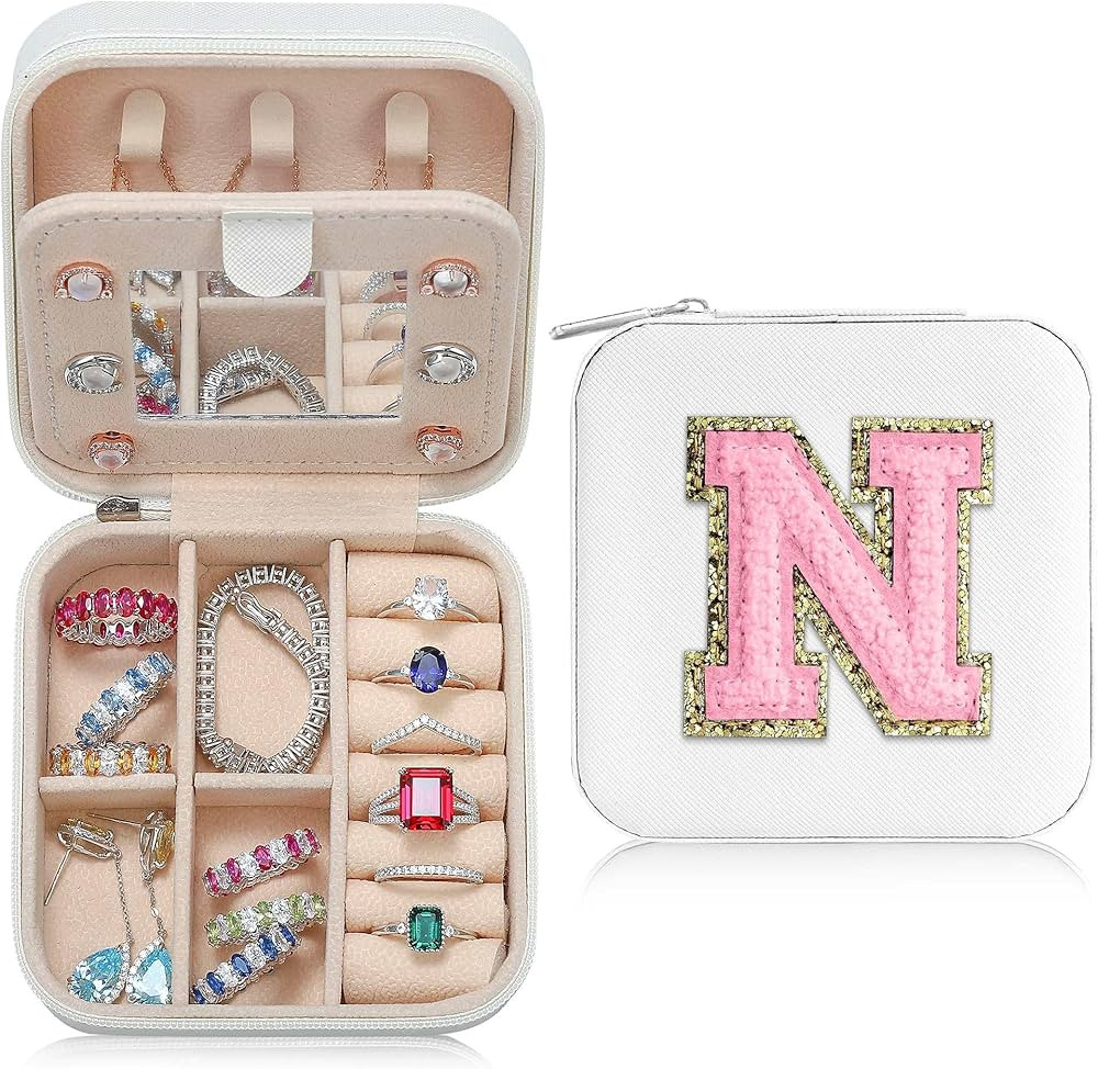 Parima Back to School Jewelry Case, School Supplies for Teen Girls Jewelry Box | High School Trav... | Amazon (US)