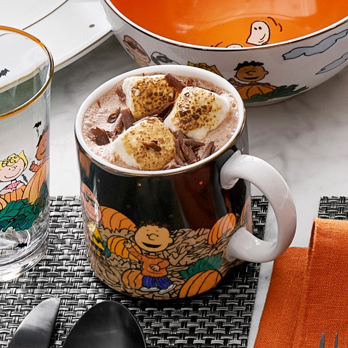 PEANUTS™ x Williams Sonoma The Great Pumpkin Mugs | Williams-Sonoma