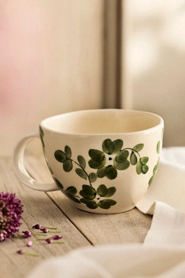 Clover Stoneware Mug | Anthropologie (US)