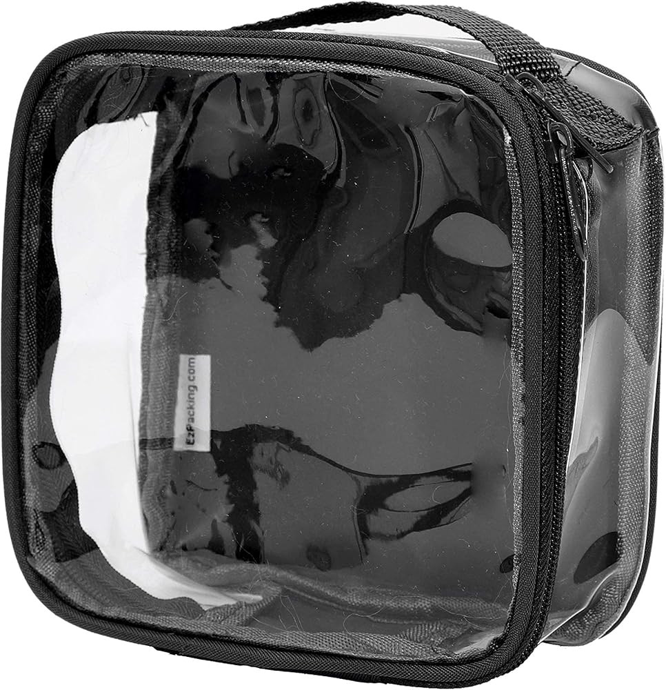 Clear TSA Approved 3-1-1 Travel Toiletry Bag for Carry On/Quart Size Transparent Liquids Pouch fo... | Amazon (US)