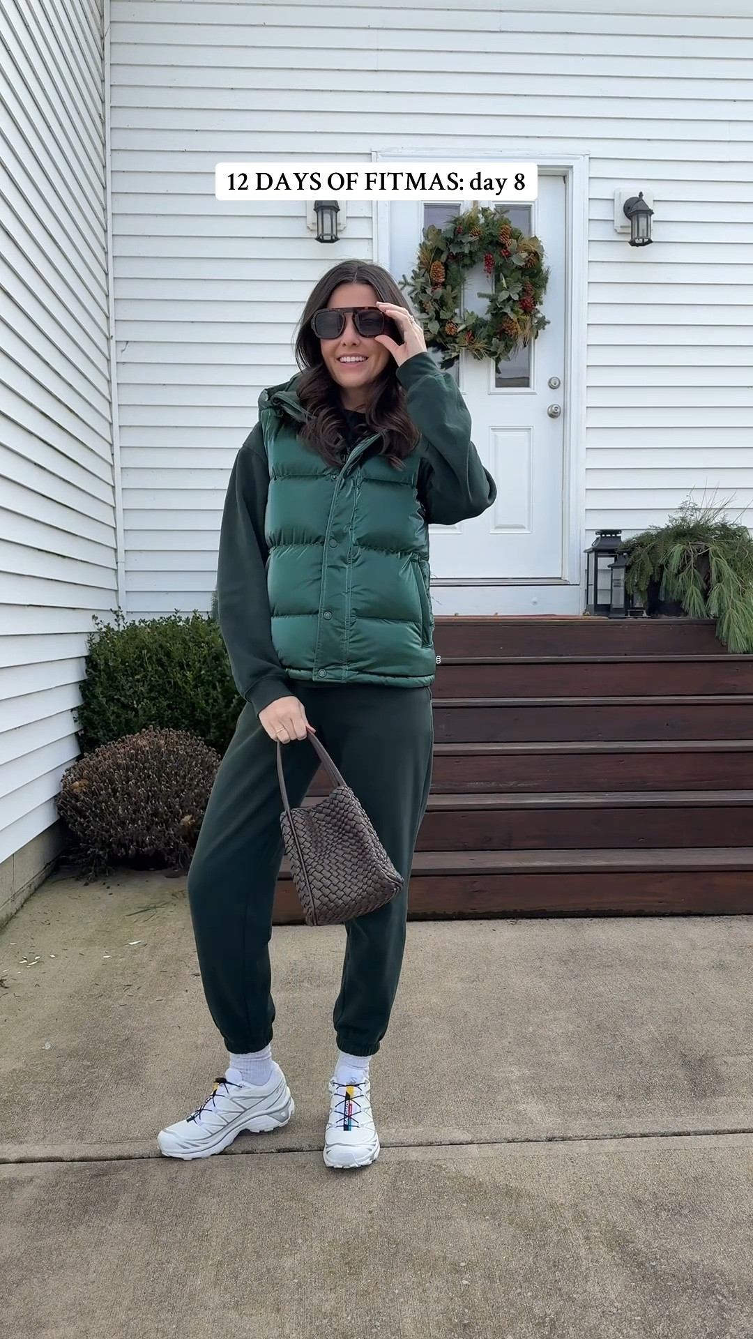 I’m 5’7” wearing a size small in the sweat set and vest! 

#LTKHoliday #LTKootd #LTKFindsUnder100