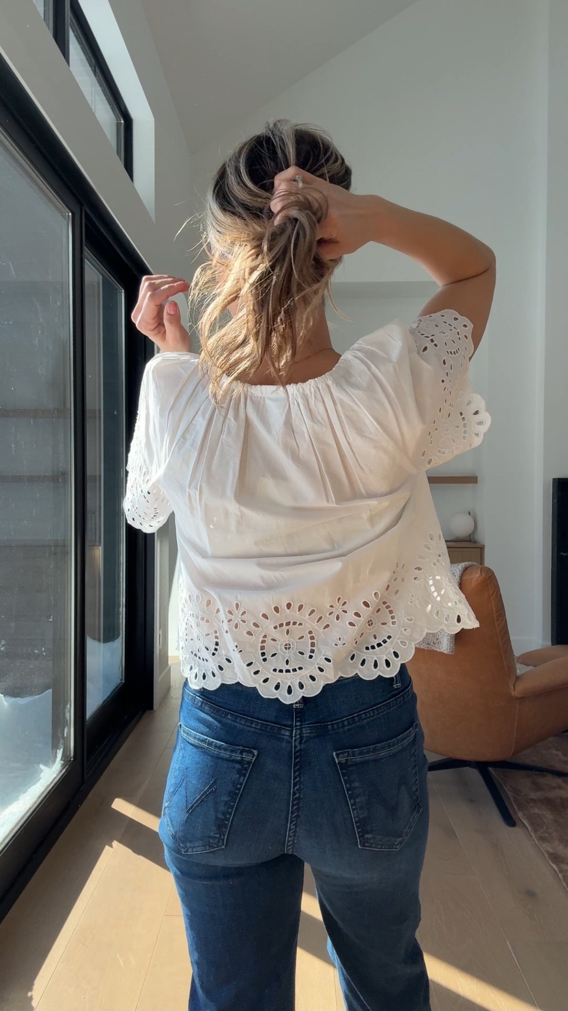 How cute is this shirt for spring?! Linked the jeans too✔️

#LTKOver40