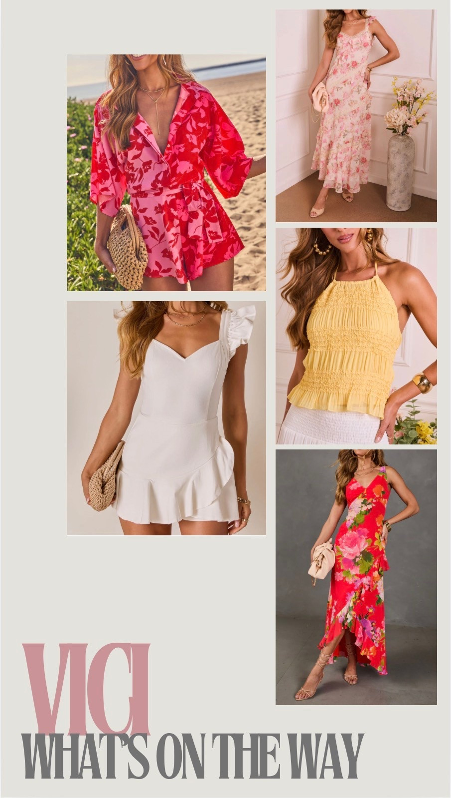 Spring haul from VICI- I ordered my true size, small!