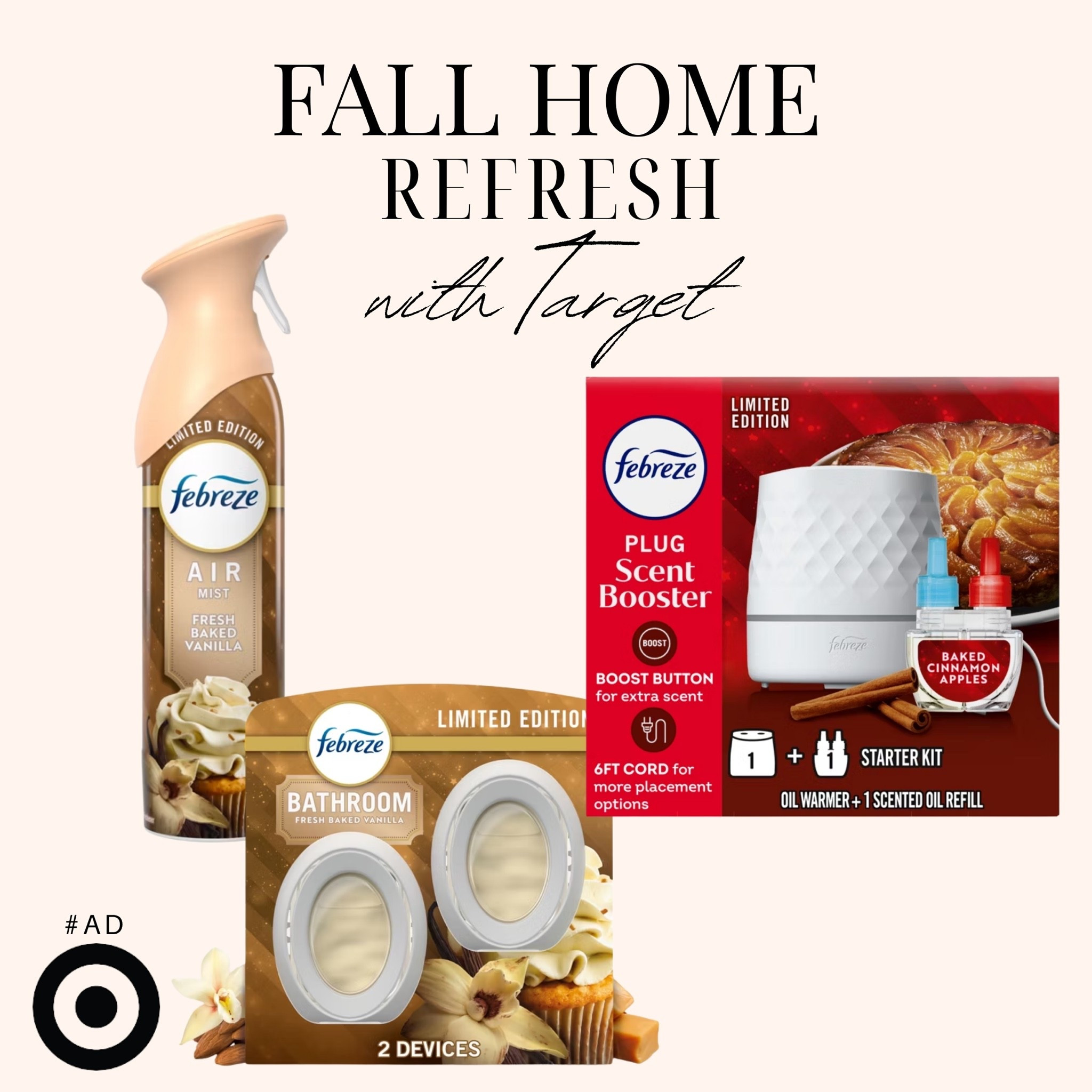 #ad My fall home reset officially smells like cozy season!!🎃🍂 I found the limited-edition fall scents from @Febreze at @Target, and they make cleaning feel so much cozier for the season! Your next scent obsession starts at Target! #targetpartner #falliday #target https://on.ltk.com/+xKqfIMtx0KOBg0zvIWT8qw