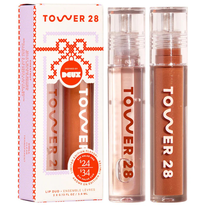 Lip Drip Cookie Butter Lip Gloss Set - Tower 28 Beauty | Sephora | Sephora (US)