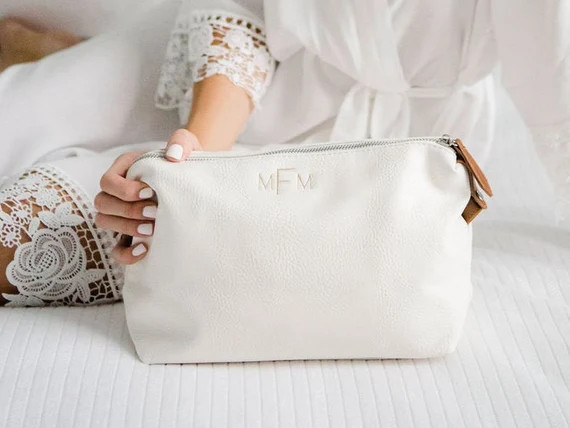 Personalized Makeup Bag for Bridesmaids and Bride Wonderful - Etsy | Etsy (US)