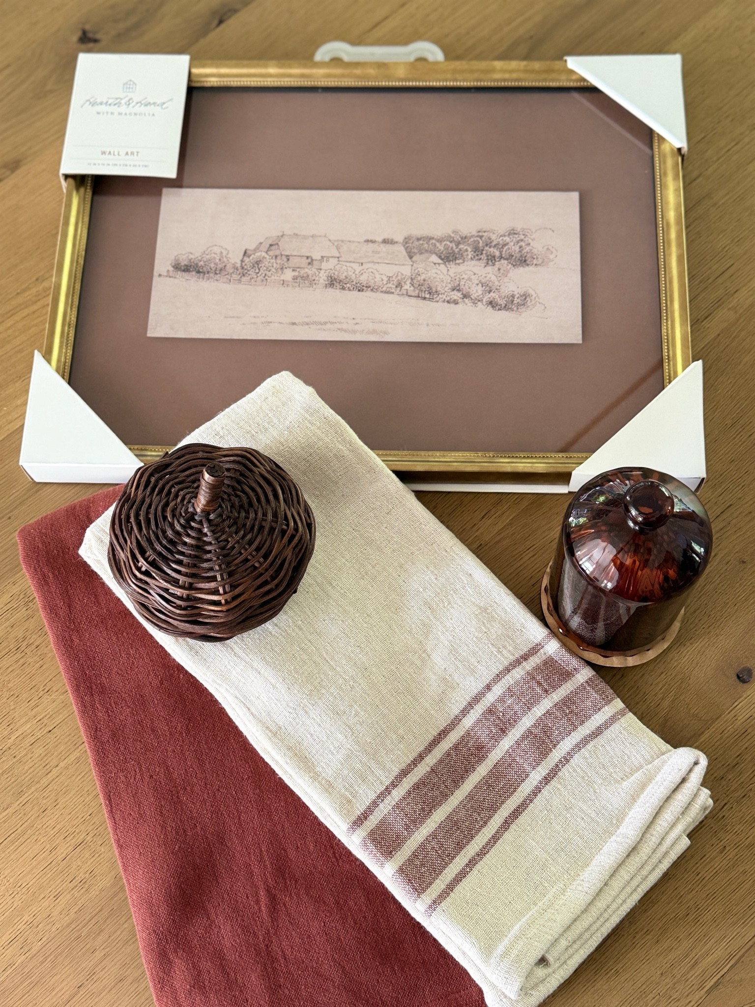 I just picked up these cute fall finds from Target. This little pumpkin is only $5, and I’m loving the brown cloche match holder and kitchen towel set.

Hearth & Hand with Magnolia is also 20% off with a one-time-use Target Circle offer, making it a great time to shop pieces like this wall art. 🍂

#LTKSaleAlert #LTKHome #LTKSeasonal