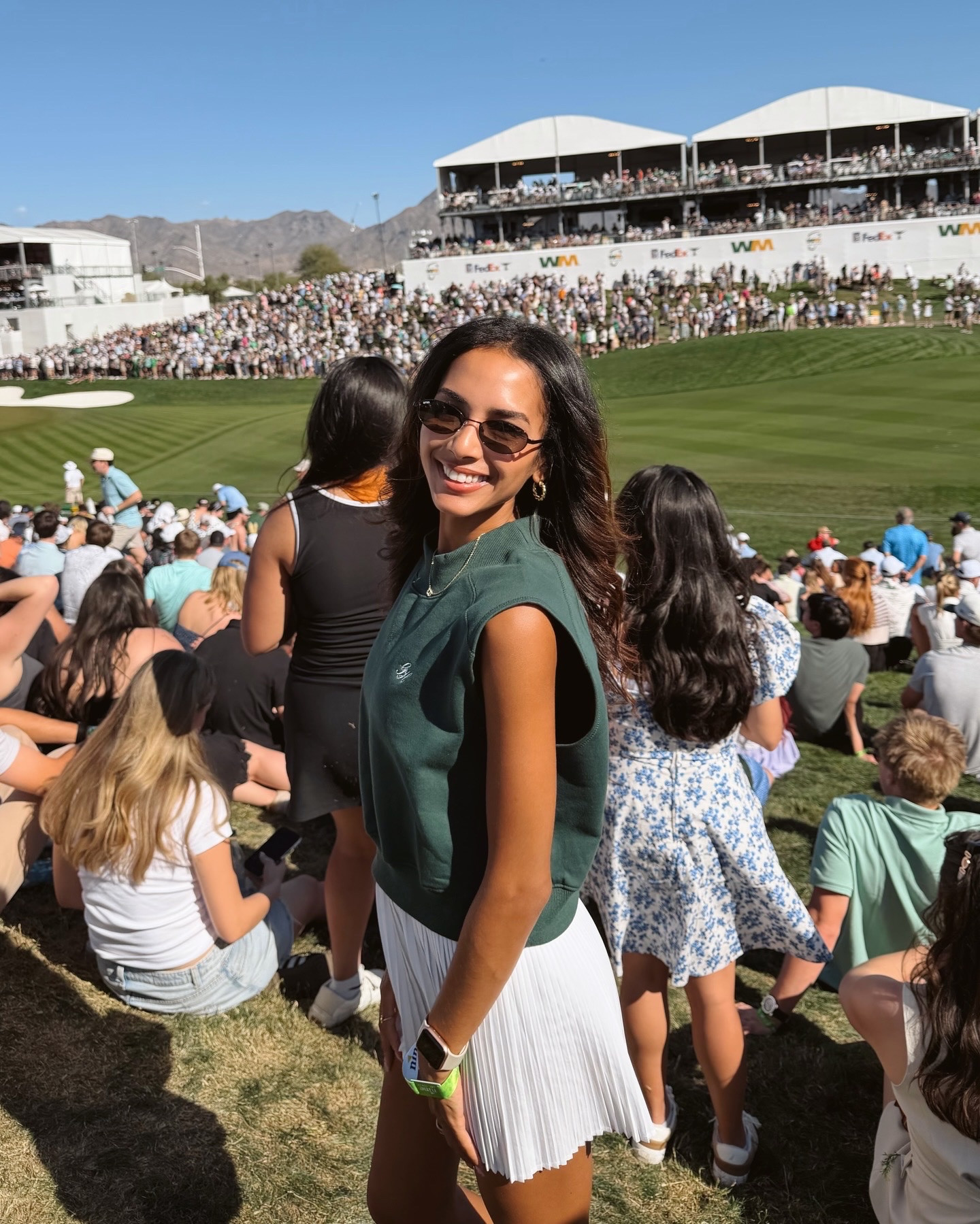 Another favorite item from Gold Hinge is this sleeveless sweater! It kept me warm enough for the cooler mornings at a golf tournament ⛳️ def recommend checking out their other golf clothing items! 
Size: XS

#LTKActive #LTKootd #LTKdayinmylife
