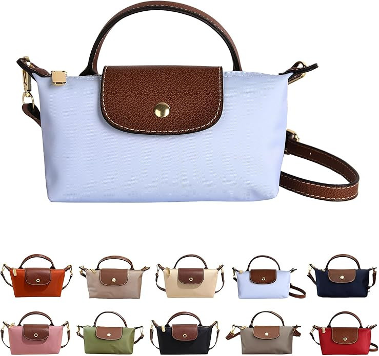 Mini Crossbody Bag for Women - Adjustable Strap Shoulder Purse, Small Spacious Tote with Zipper P... | Amazon (US)