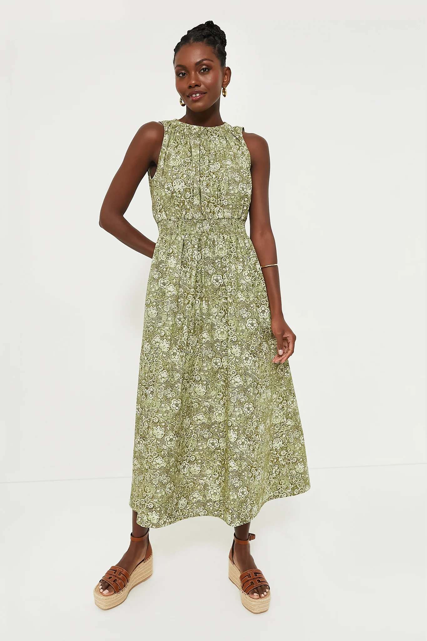 Bergamot Floral Walker Dress | Tuckernuck (US)