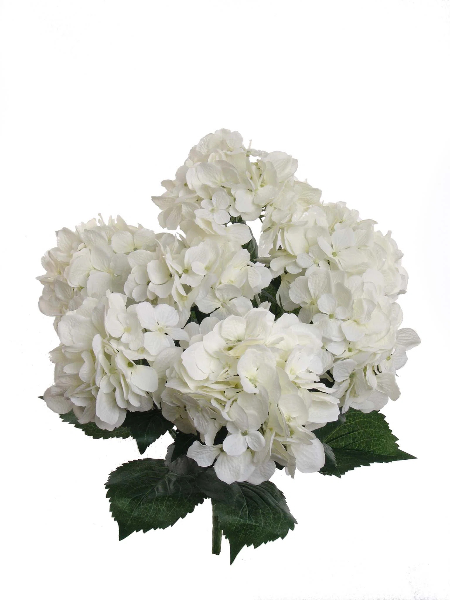 20" Hydrangea Bush with 7 Flowers - Artificial Hydrangea Decor | Wayfair North America