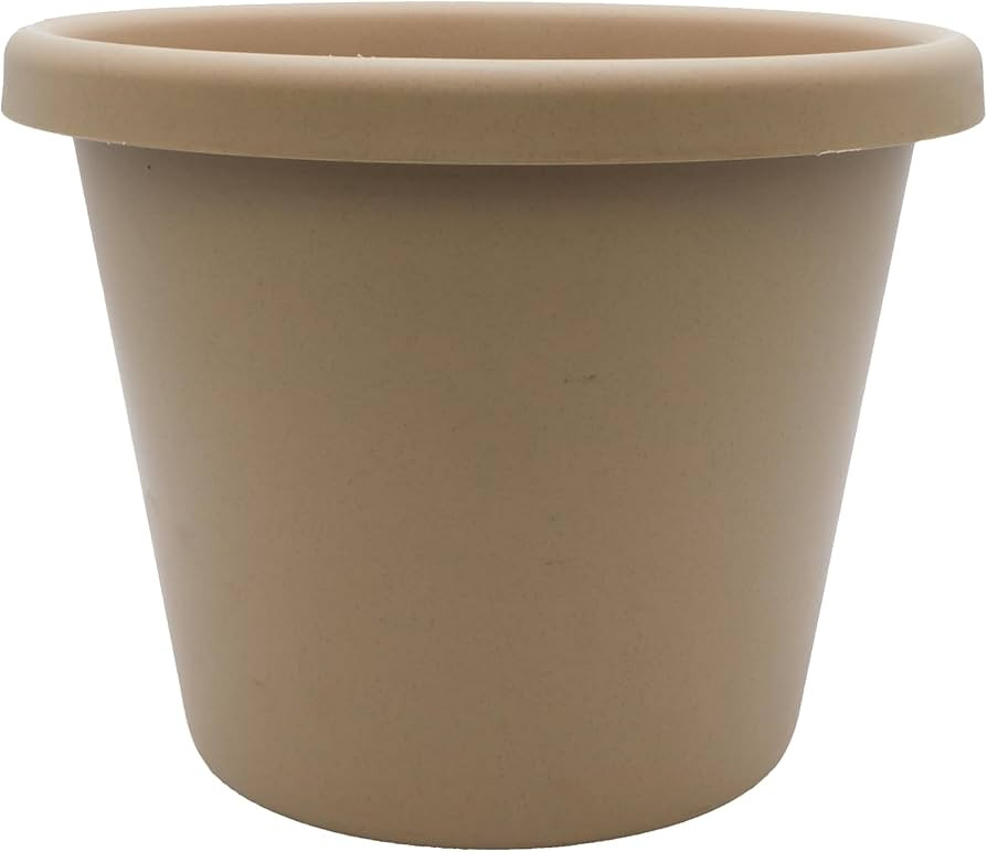 The HC Companies Classic Round Plastic Plant Pot w/Rolled Rim - Lightweight & UV Resistant Flower... | Amazon (US)