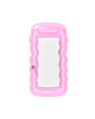 FUNBOY Giant Inflatable Luxury Clear Pink Mesh Lounger Water Hammock Pool Float, Perfect for a Summer Pool Party | Amazon (US)