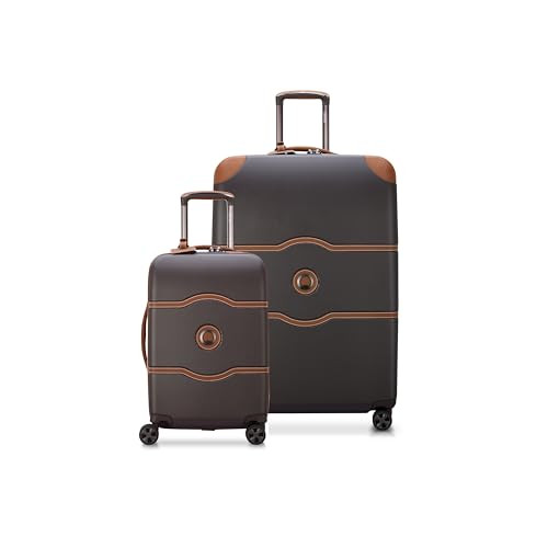 DELSEY PARIS Chatelet Air 2.0 Hardside Luggage with Spinner Wheels, Chocolate Brown, 2 Piece Set ... | Amazon (US)