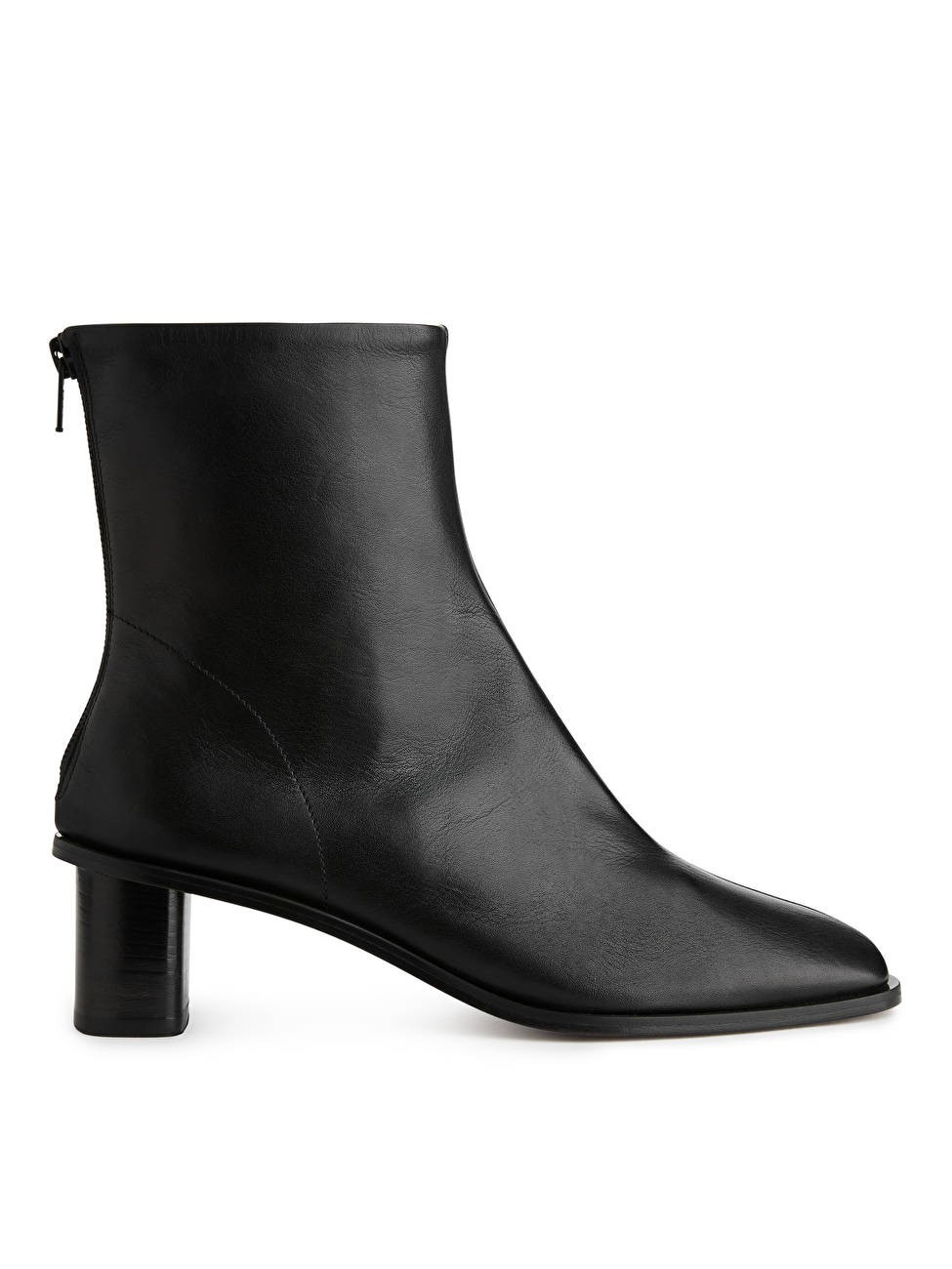 Leather Boots - Black - Shoes - ARKET GB | ARKET (US&UK)