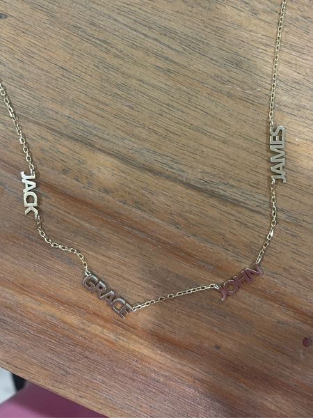 STEPHSLATER15 for 15% off
Kids name necklace.
Mom. Gift guide. Jewelry

#LTKGiftGuide #LTKFind #LTKstyletip