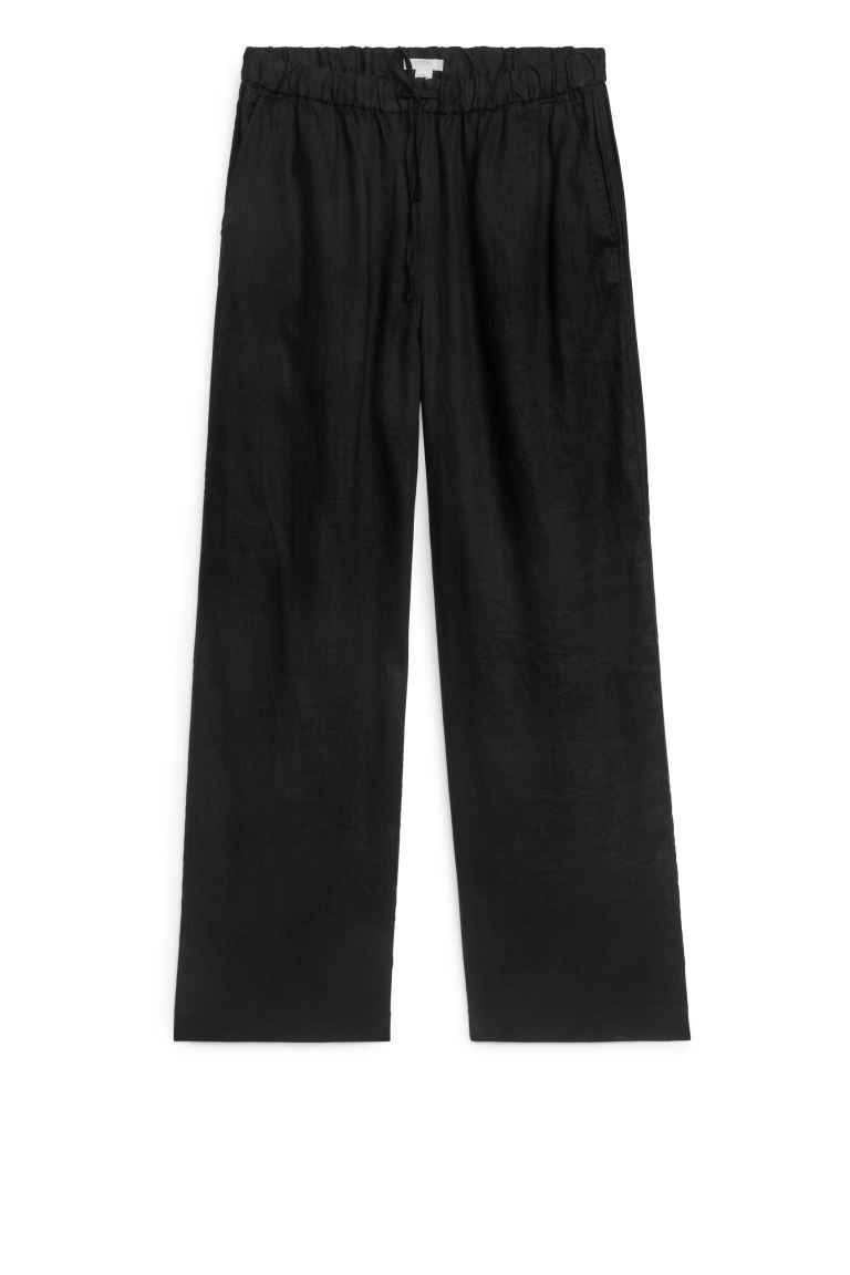 Linen Drawstring Trousers | H&M (UK, MY, IN, SG, PH, TW, HK)