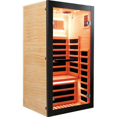 Single-Person Sauna Cabin with Intelligent Control | Wayfair North America