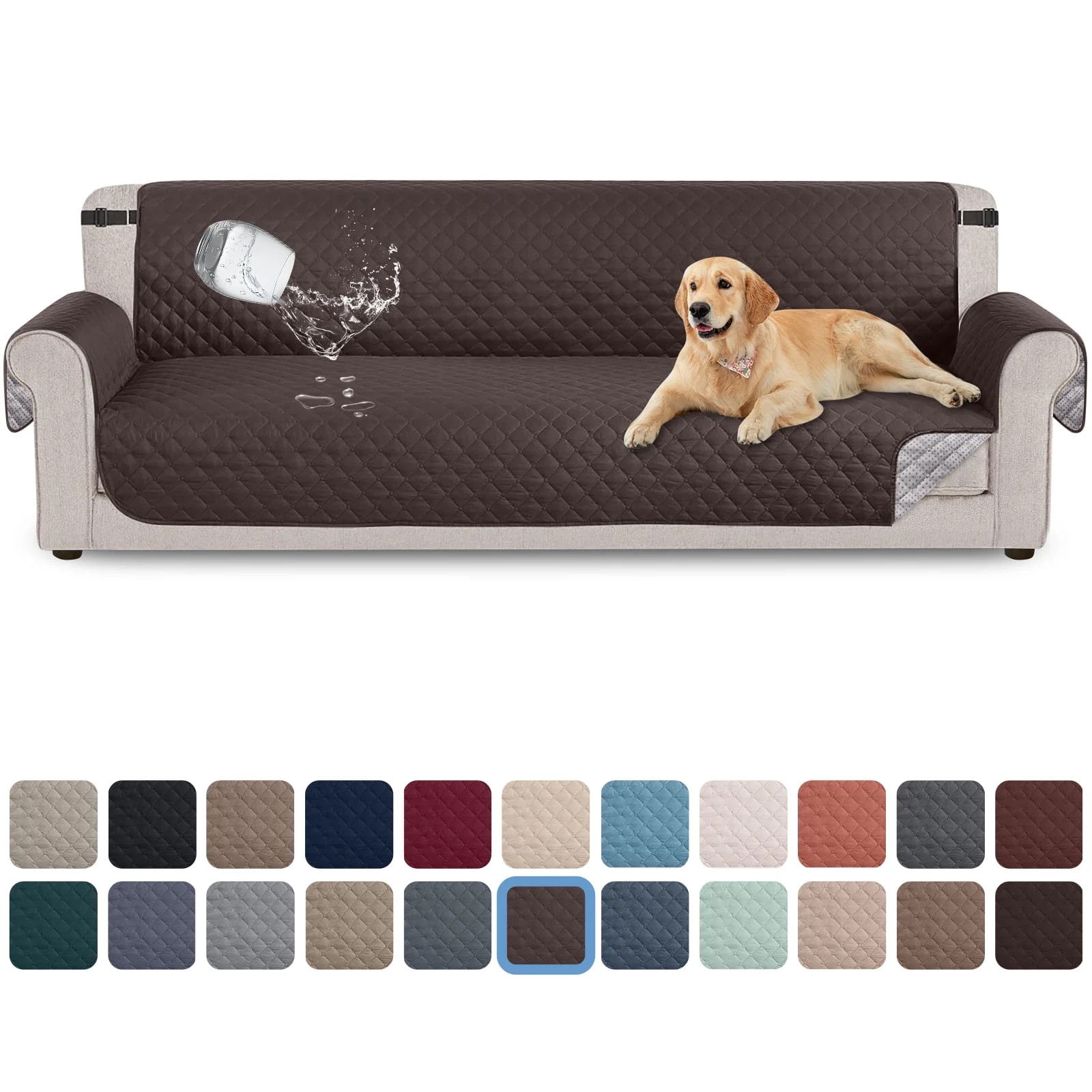 Sanmadrola 100% Waterproof Sofa Cover Non Slip Couch Cover Machine Washable Slipcover Leakproof F... | Walmart (US)