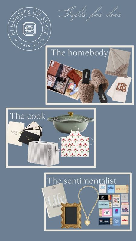 This gift guide is for for the homebody, cook or sentimentalist in your life. Between the personalized matchbook wall art and thoughtful blanket gift box, these finds won’t disappoint  

#LTKGiftGuide