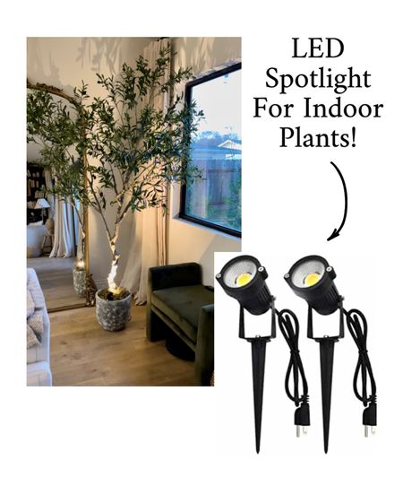 LED spotlights for indoor plants & trees 