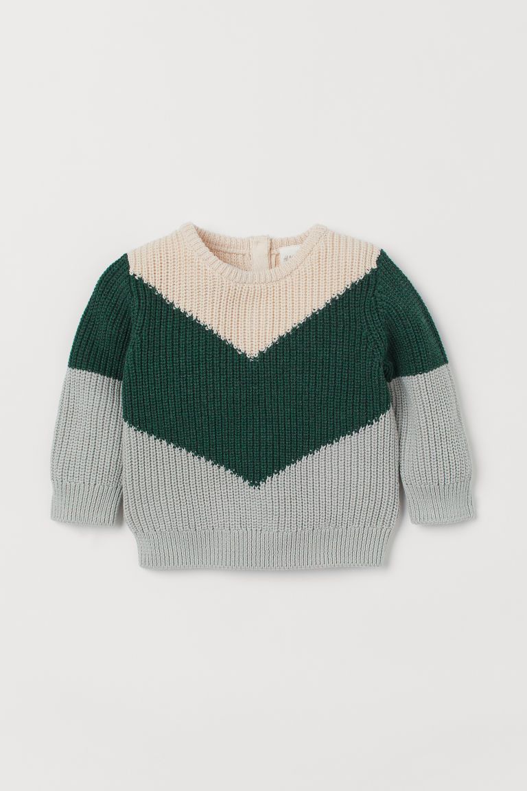 H & M - Rib-knit Sweater - Turquoise | H&M (US + CA)