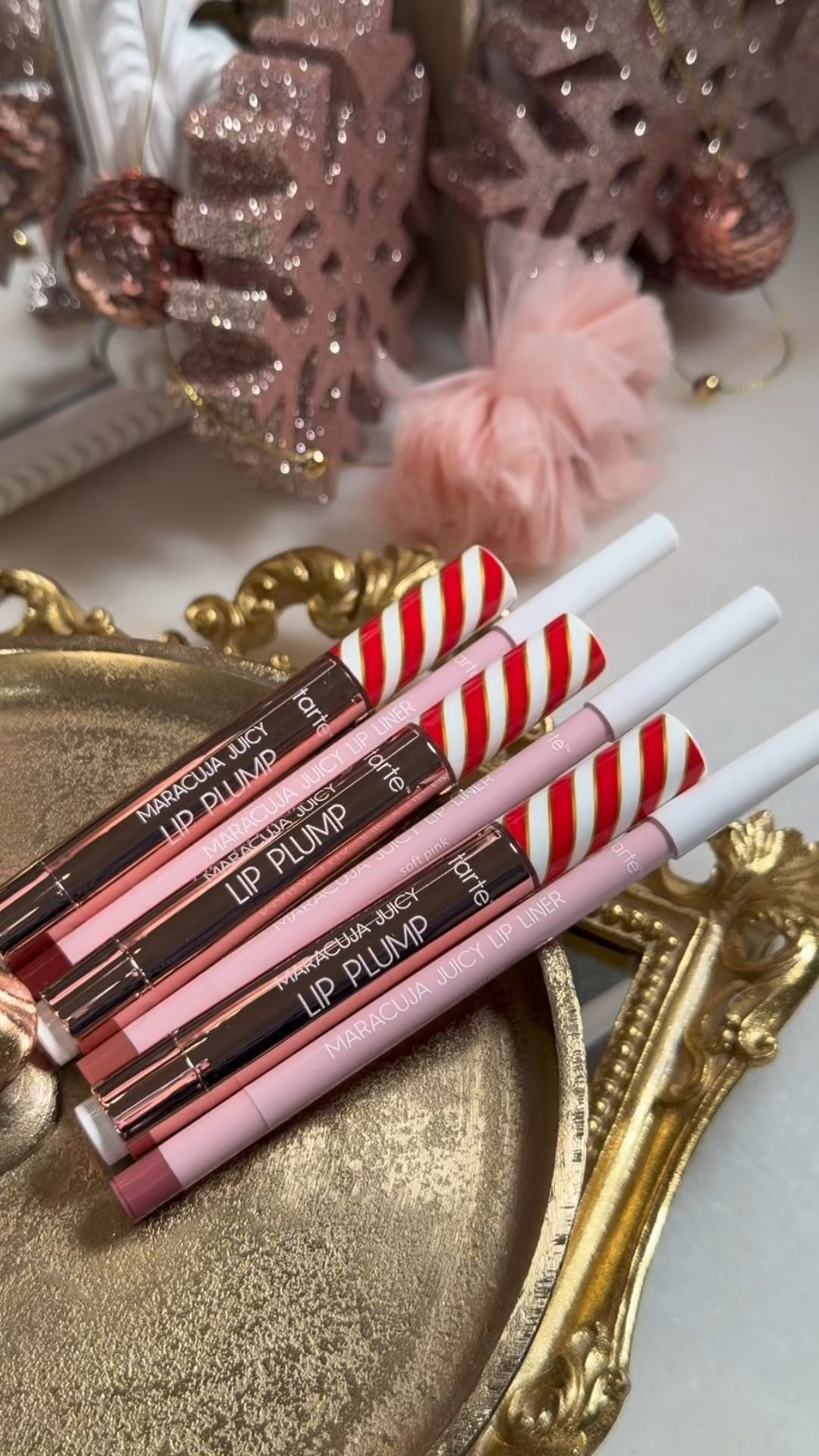 #ad Tarte Kindness Cafe Maracuja Juicy Lip Set $49.98 ($150 value) +take 15% OFF only at @QVC!

Pull out your gift list! These make the perfect stocking stuffer for your Besties! Score the Tarte Kindness Cafe Maracuja Juicy Lip Set for only $49.98 with FREE SHIPPING at QVC! PLUS use the coupon code BRIGHT at checkout to save an additional 15% OFF for a LIMITED TIME ONLY! This kit contains 3 FULL SIZE Maracuja Juicy Lip Plumps and 3 FULL SIZE Maracuja Juicy Lip Liner PLUS 3 holiday bags for gifting!

Includes:
✨Maracuja Juicy Lip Plump In Candy Cane Cookie, Peppermint Bark, and Chocolate Mint
3x 0.095oz, $81 value
✨Maracuja Juicy Lip Liner In Soft Pink, Honeysuckle, and Mauve
3x 0.0176oz, $69 value
✨Gift Bags 3x

New and existing customer use the code BRIGHT to save 15% OFF your purchase or 20% OFF when using your Qcard (one time use) at checkout
New customers save $20 OFF your first purchase $40+ with code HOLIDAY20 at checkout

@tartecosmetics @qvc #loveqvc #qvc

#LTKHoliday #LTKGiftGuide #LTKBeauty