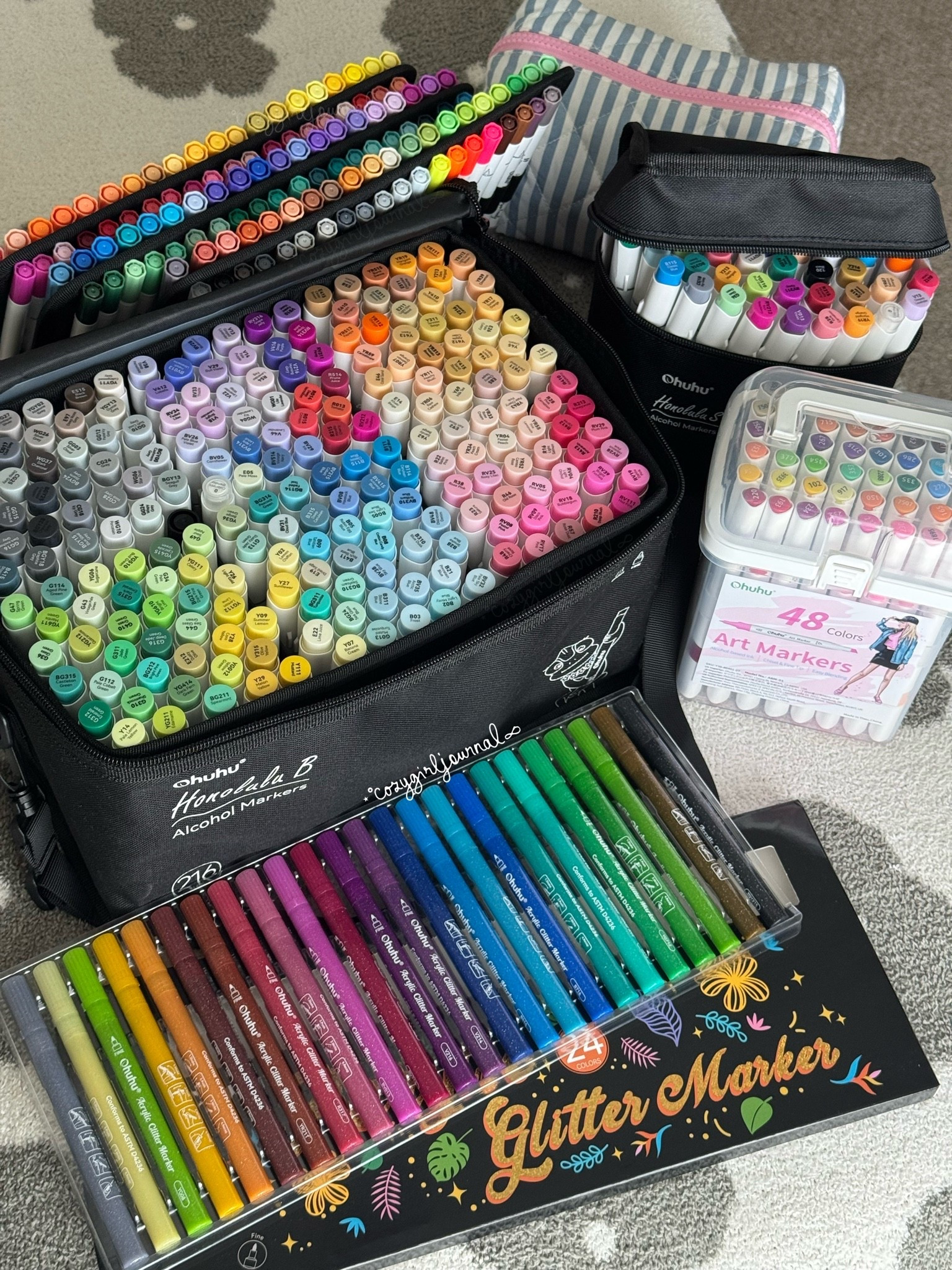 Ohuhu Markers for Adult Coloring Books 

Acrylic, Alcohol, or Water-based Dual Tips Fineliner & Brush Drawing Pens Art Pens for Kids Adults Sketch Journals, coloring books, coco Wyo, Amelia green,

#LTKdayinmylife #LTKKids #LTKselfcare