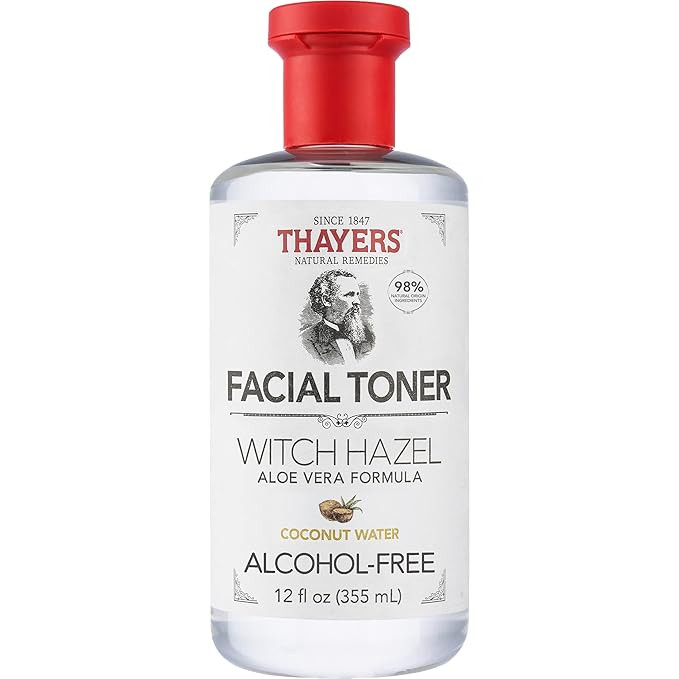 THAYERS Alcohol-Free Coconut Water Witch Hazel Facial Toner with Aloe Vera Formula, 12 oz | Amazon (US)