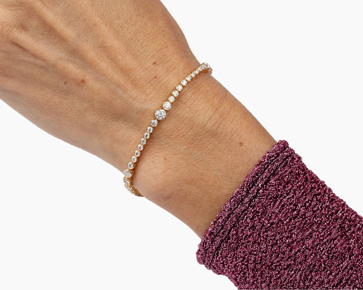 Lynsey Bezel Tennis Bracelet | For Ever Fine Jewelry