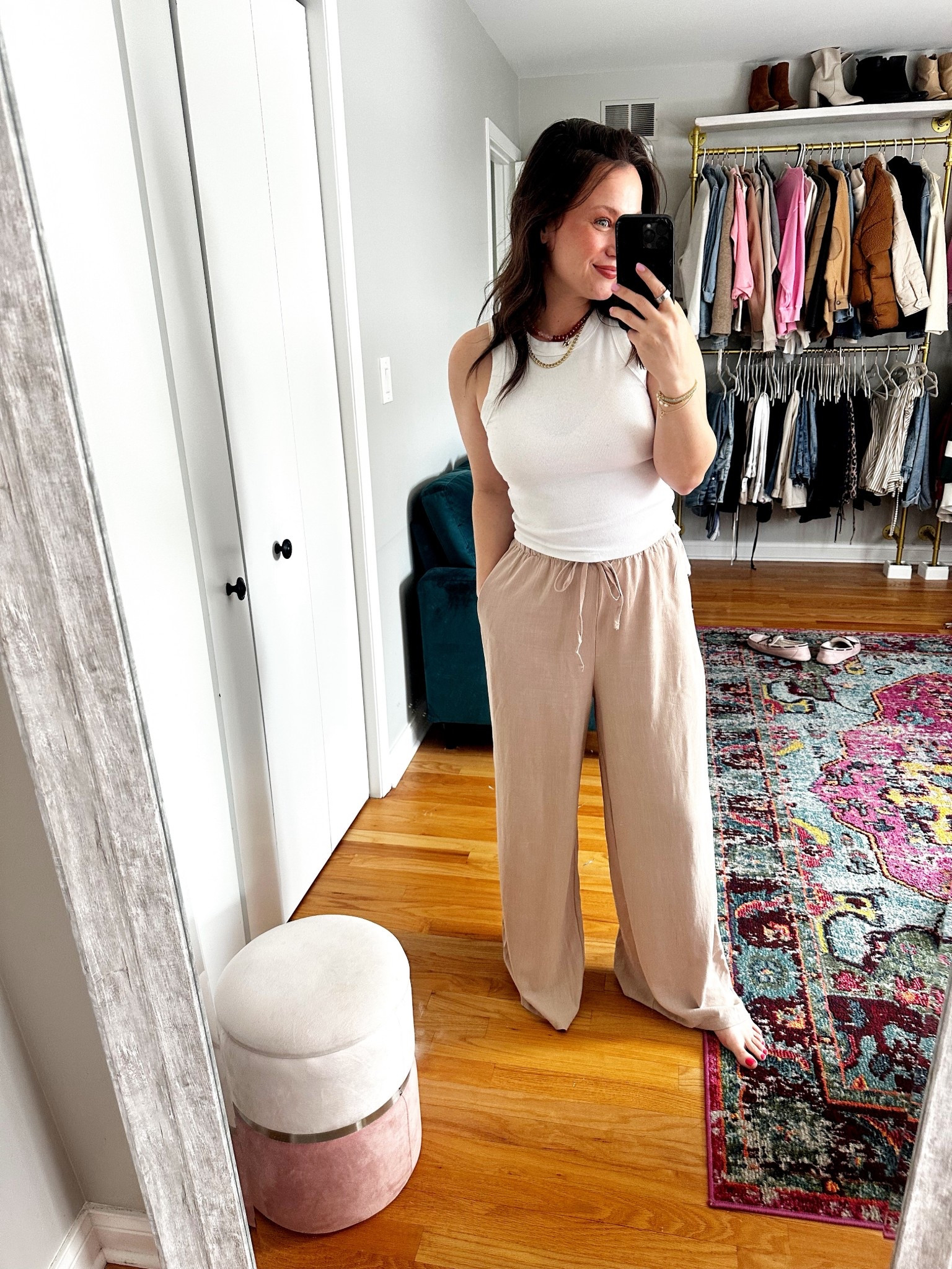 The most comfy linen pants! Super affordable, perfect for spring #springoutfit 

#LTKmomlife #LTKSaleAlert