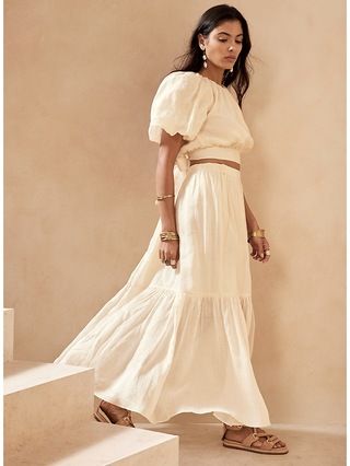 Ramie Maxi Skirt | Banana Republic (US)