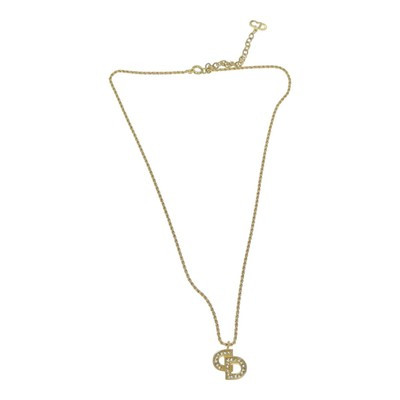 Christian Dior Necklace metal Gold Auth yk13050  | eBay | eBay US