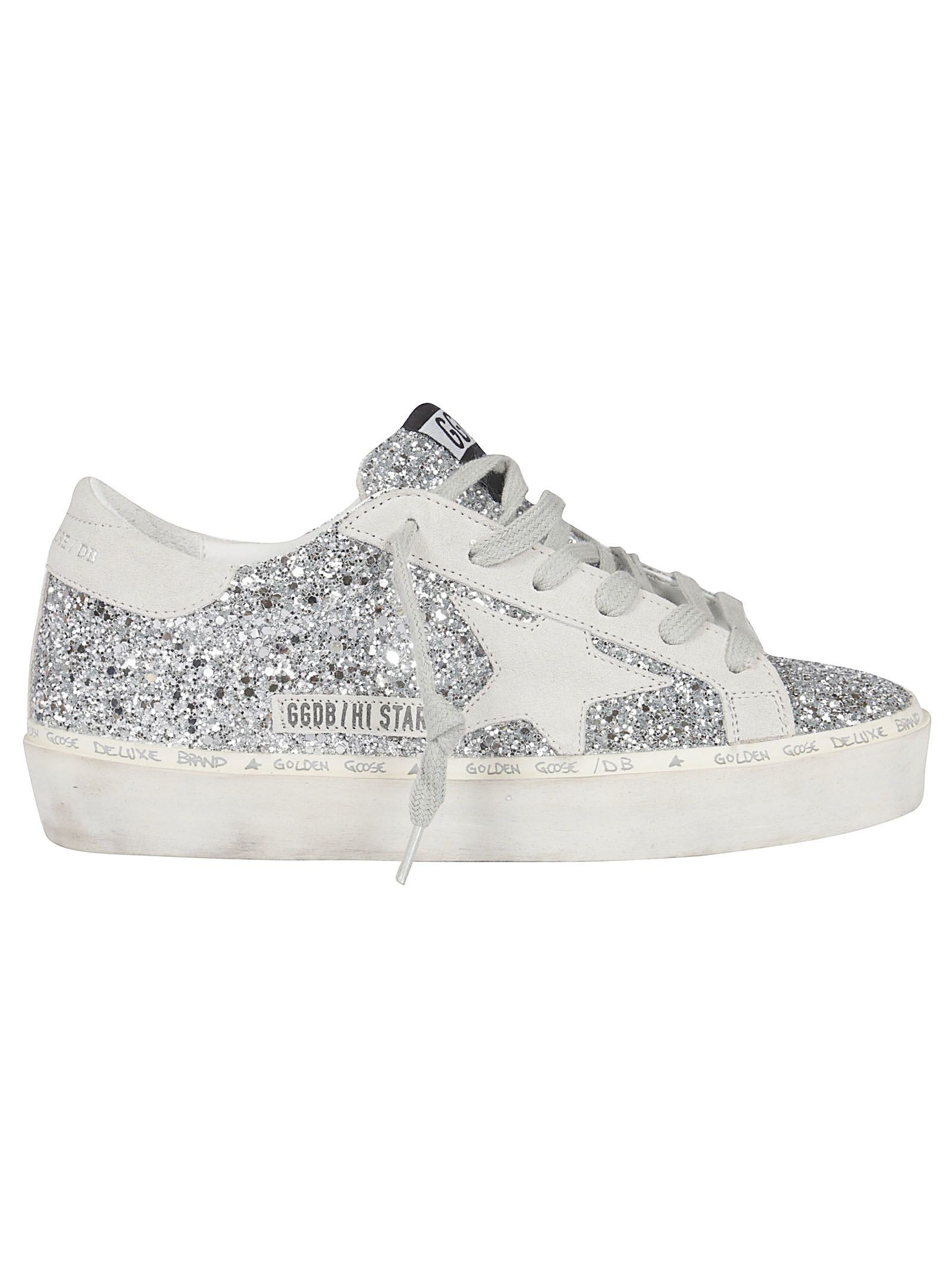 Golden Goose Glittered Low-cut Sneakers | Italist.com US
