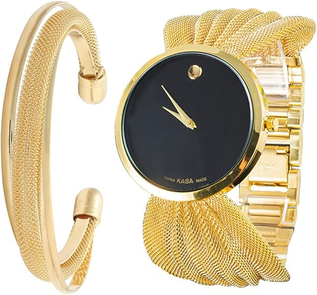 Baojulong Elegant Women’s Watch and Bracelet Set with Box Gifts for Women | Amazon (US)