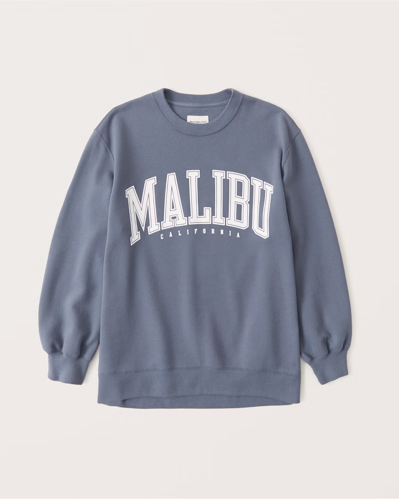 Vintage Boyfriend Crew Sweatshirt | Abercrombie & Fitch (US)